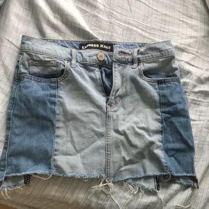 Express Jean skirt